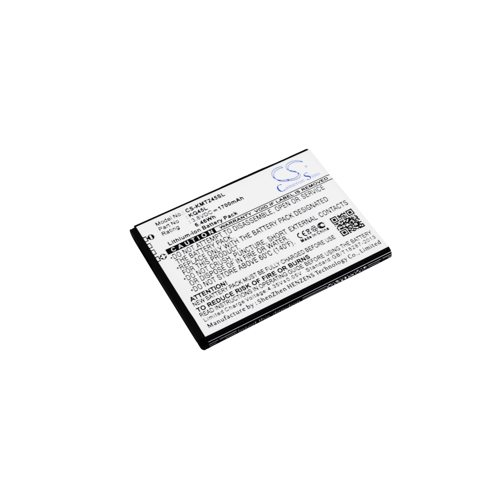 Yhteensopiva akun vaihto Kazam KQ45L,KQ45L-BABBA003048