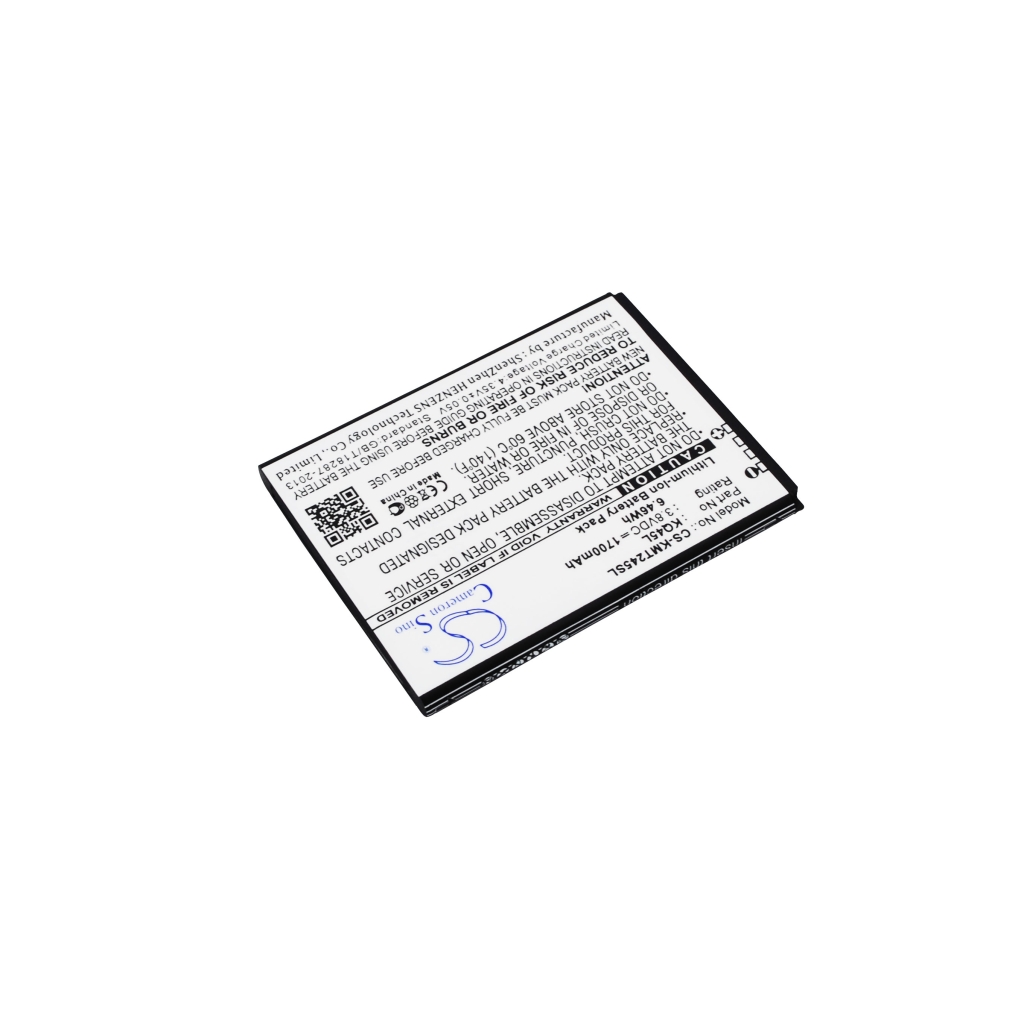 Yhteensopiva akun vaihto Kazam KQ45L,KQ45L-BABBA003048