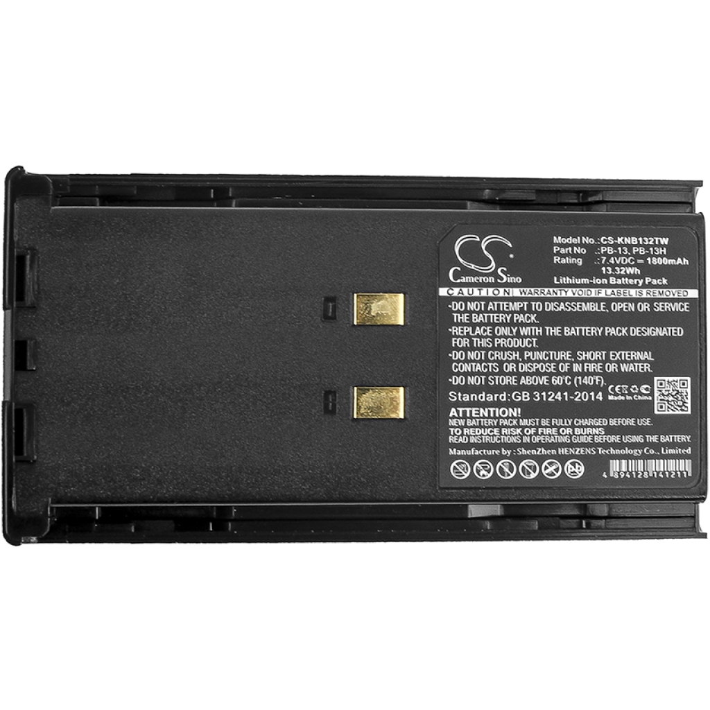 Akut Kaksisuuntaisen radion akku CS-KNB132TW