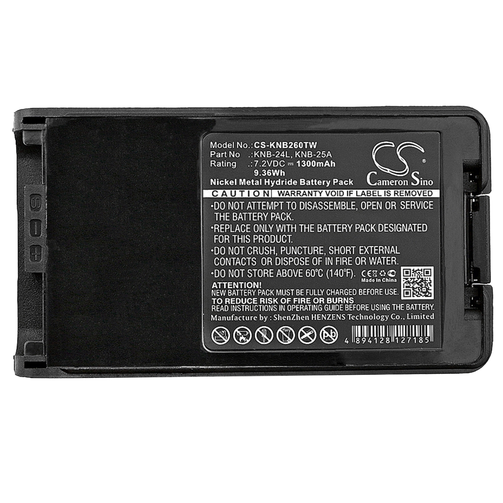Akut Kaksisuuntaisen radion akku CS-KNB260TW