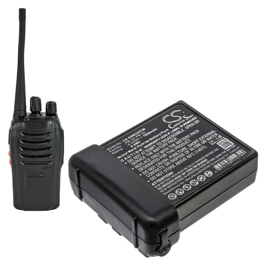 Akut Kaksisuuntaisen radion akku CS-KNB320TW