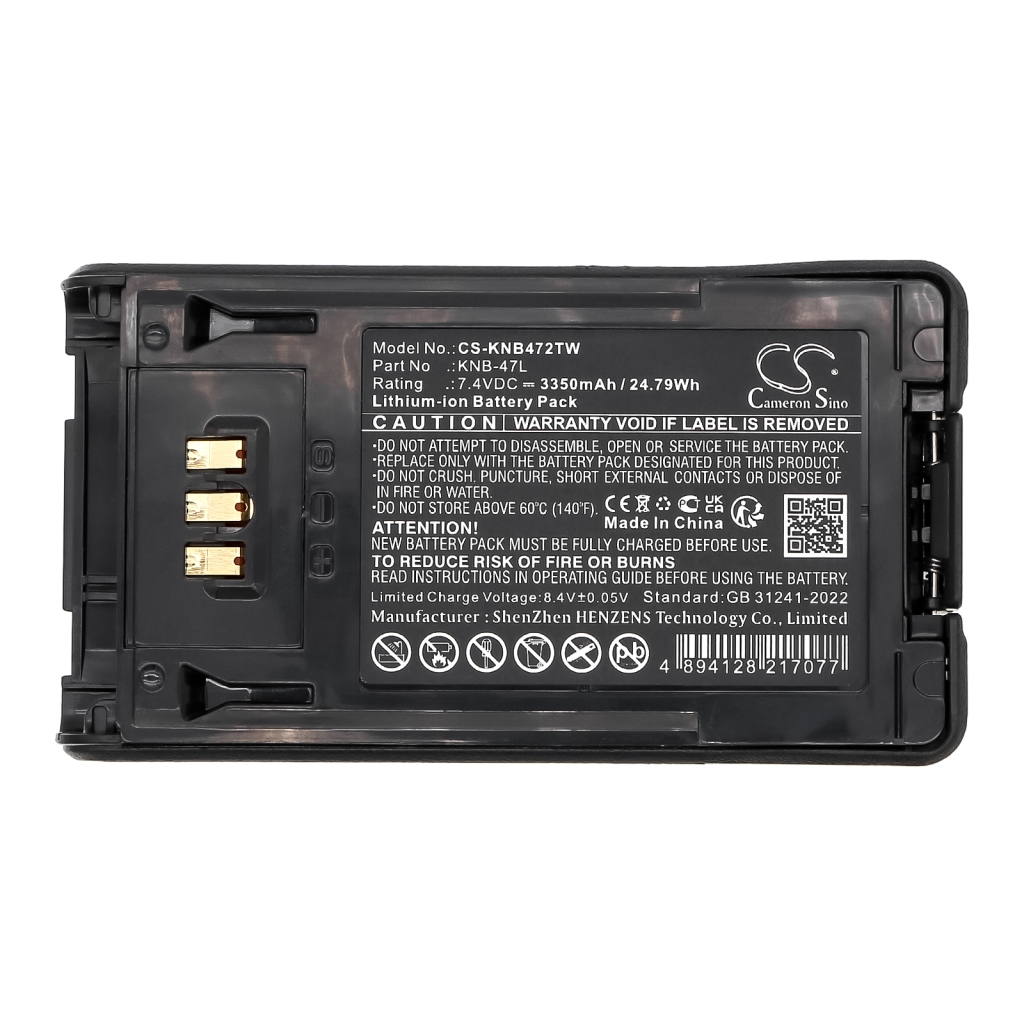 Kaksisuuntaisen radion akku Kenwood CS-KNB472TW