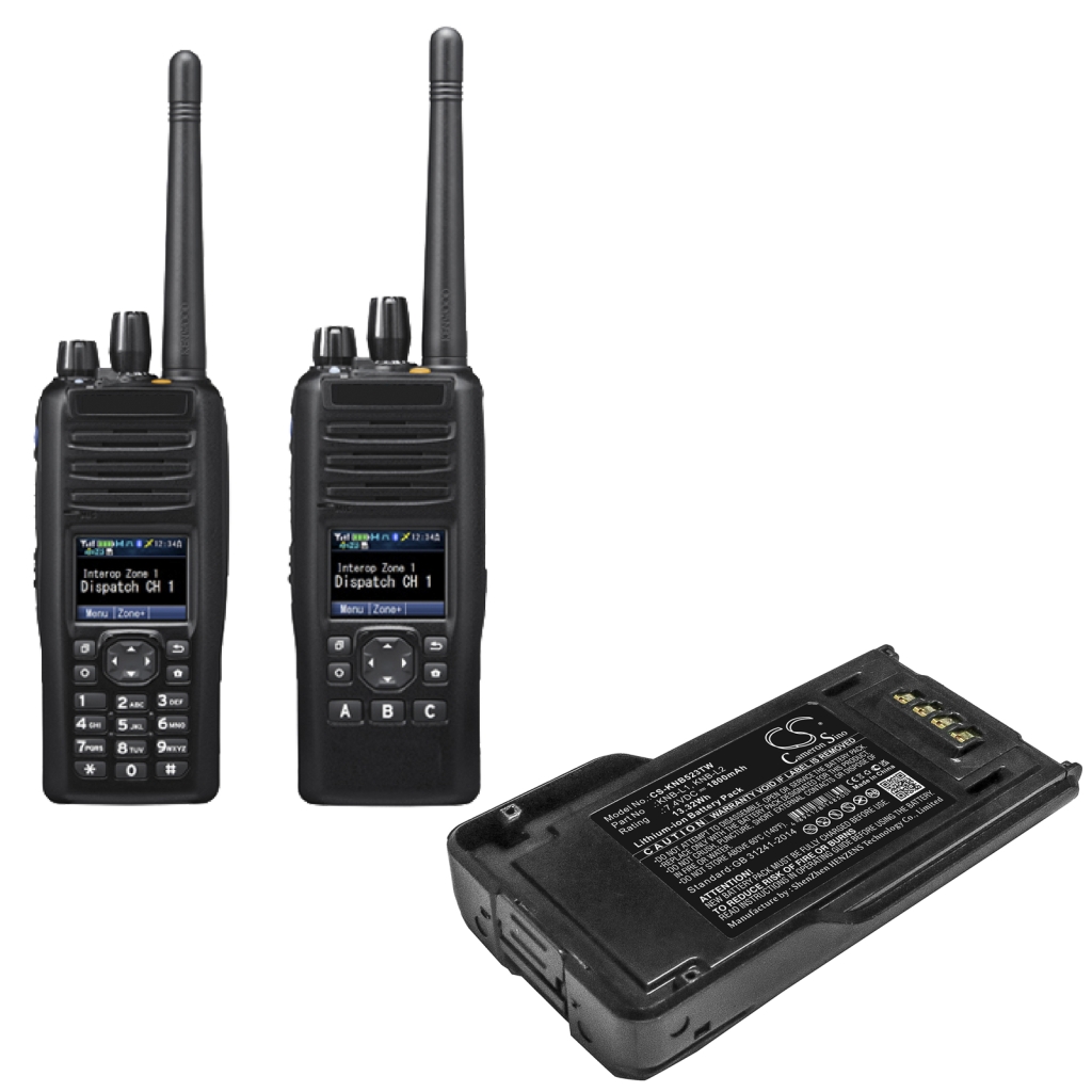 Akut Kaksisuuntaisen radion akku CS-KNB523TW