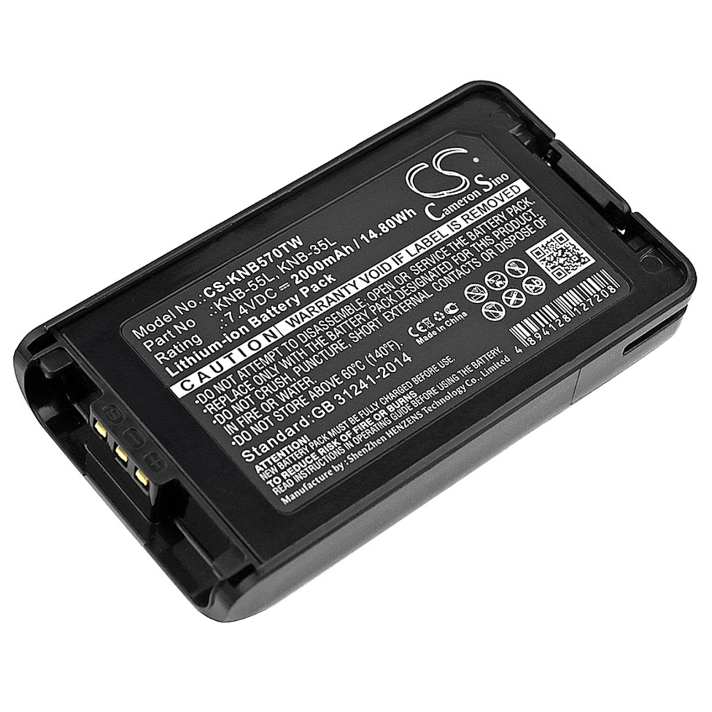 Akut Kaksisuuntaisen radion akku CS-KNB570TW