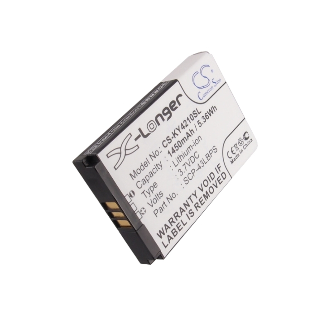 Yhteensopiva akun vaihto Kyocera 5AAXBT048GEA,SCP-43LBPS