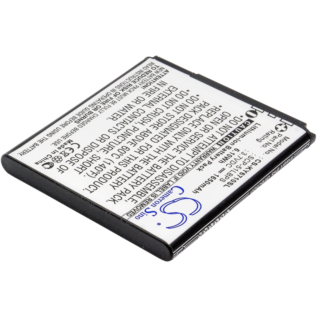 Yhteensopiva akun vaihto Kyocera SCP-51LBPS