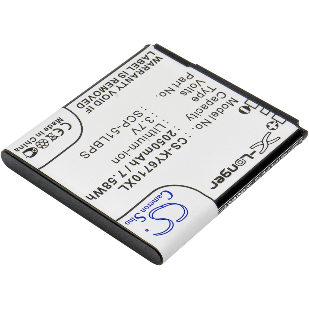 Yhteensopiva akun vaihto Kyocera SCP-51LBPS