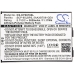 Yhteensopiva akun vaihto Kyocera 5AAXBT091GEA,SCP-65LBPS