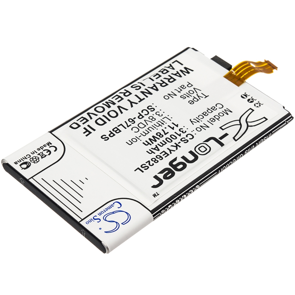 Yhteensopiva akun vaihto Kyocera 5AAXBT099GEA,SCP-67LBPS
