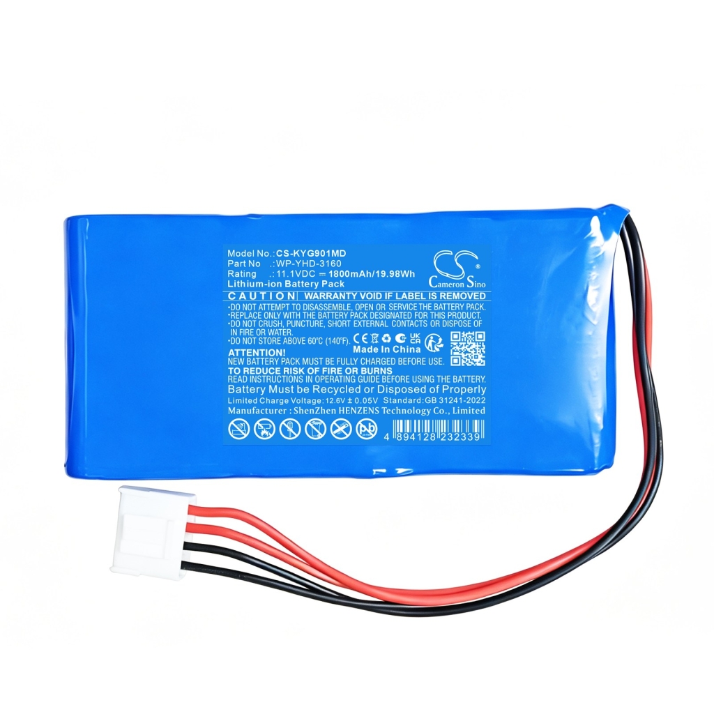 Akut yhteensopiva KADEY YASEN ECG-901 ECG-901 CS-KYG901MD