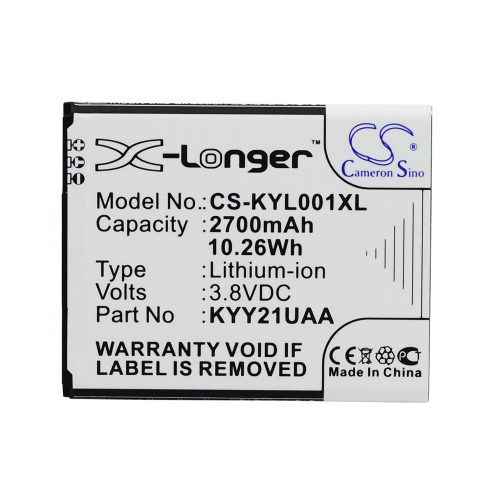 Akku yhteensopiva Kyocera CS-KYL001XL