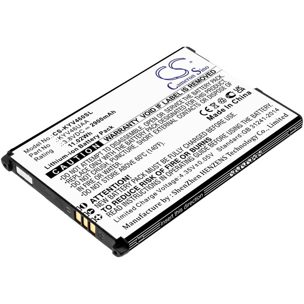 Yhteensopiva akun vaihto Kyocera KYV46UAA