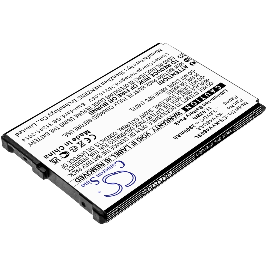 Yhteensopiva akun vaihto Kyocera KYV46UAA
