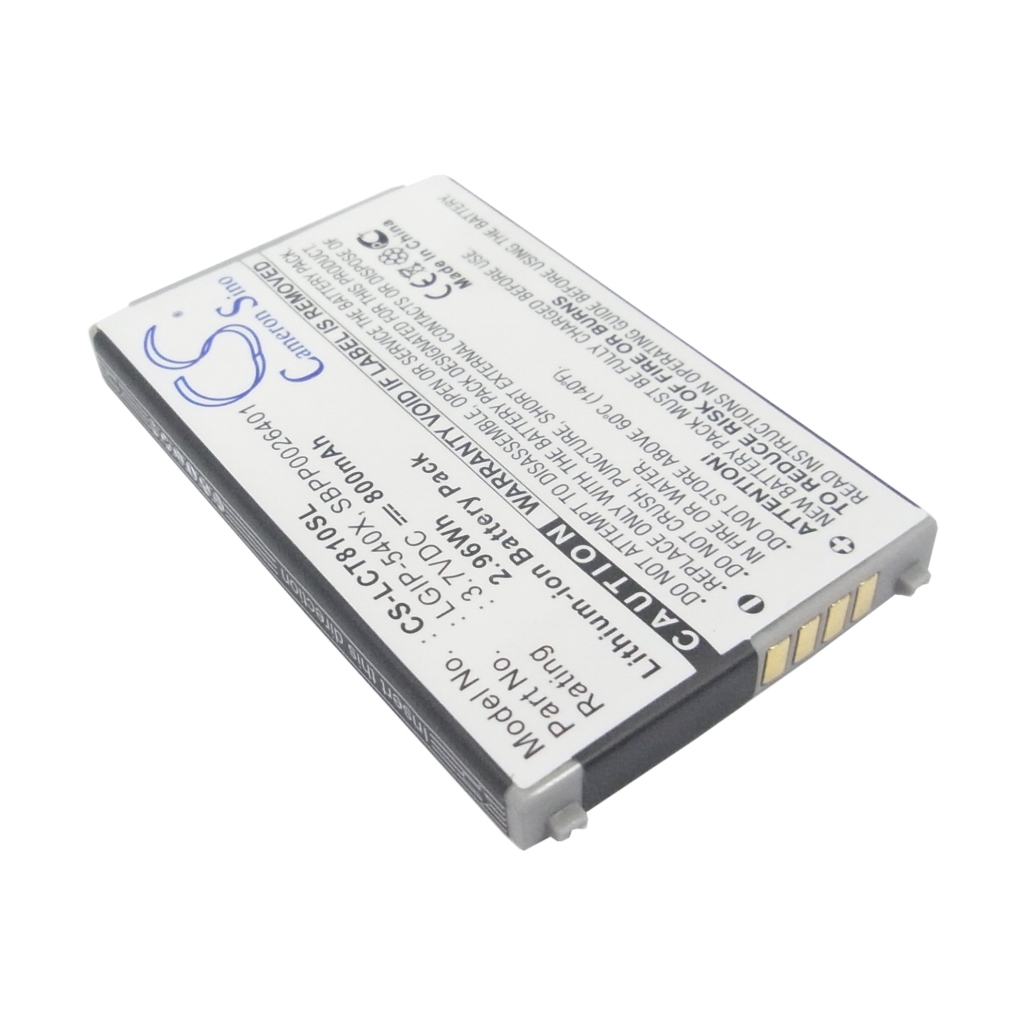 Yhteensopiva akun vaihto LG LGIP-540X,SBPP0026401