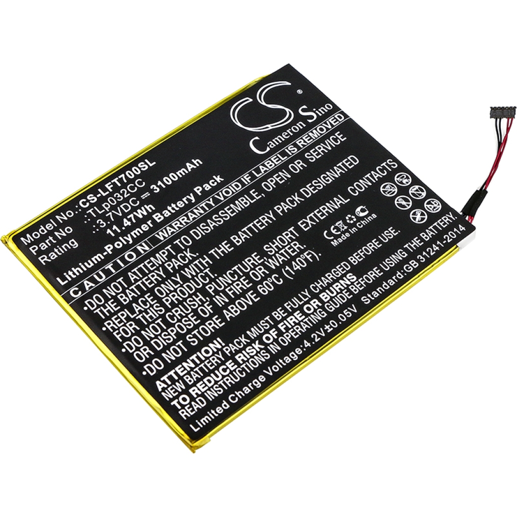Akut Tabletin akku CS-LFT700SL