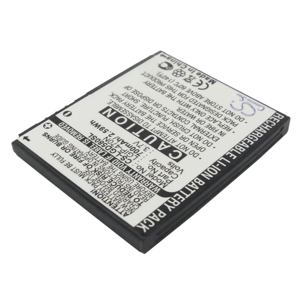 Yhteensopiva akun vaihto LG LGIP-470N,SBPL0098601