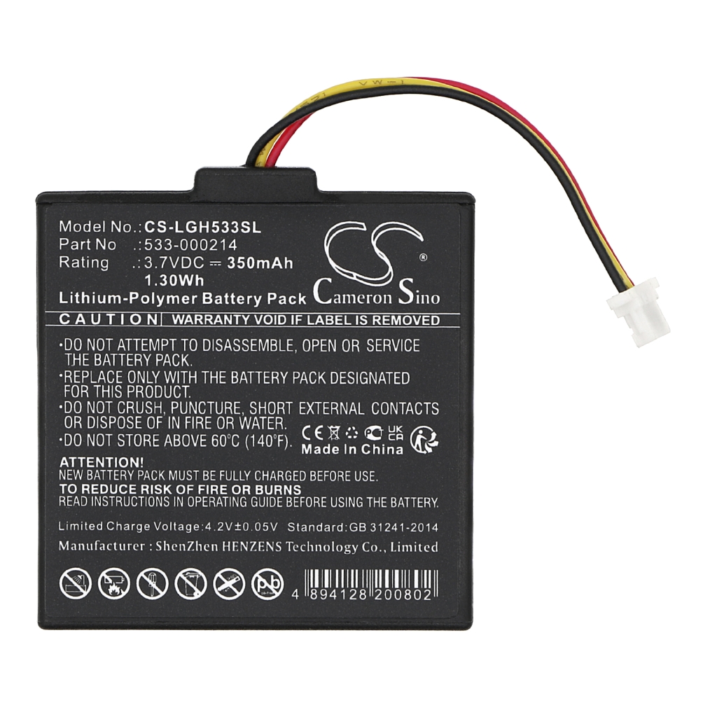 Akut Langattoman kuulokkeen akku CS-LGH533SL