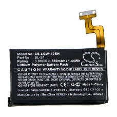 Compatible battery replacement for LG BL-S1