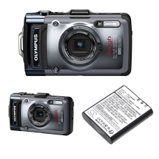 Compatible battery replacement for Olympus LI-90B,LI-92B