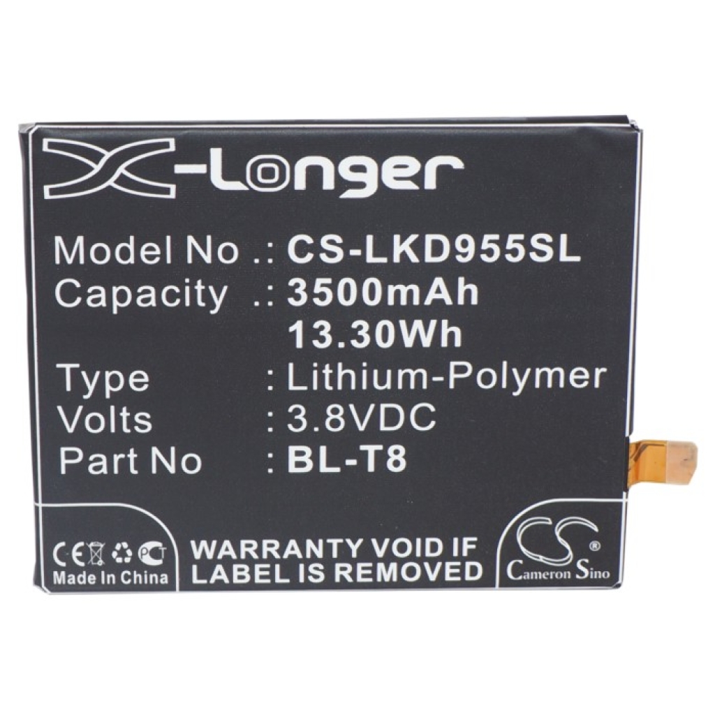 Yhteensopiva akun vaihto LG BL-T8,EAC62118701