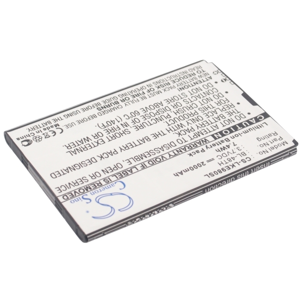 Matkapuhelimen akku LG E986 (CS-LKE980SL)