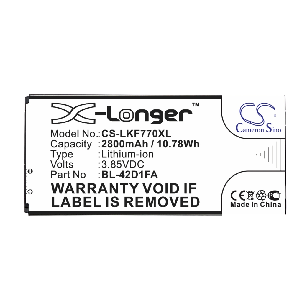 Yhteensopiva akun vaihto LG BL-42D1FA,EAC63238201