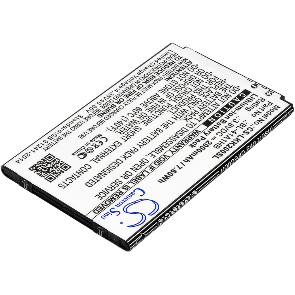 Matkapuhelimen akku LG K200ds (CS-LKK200SL)