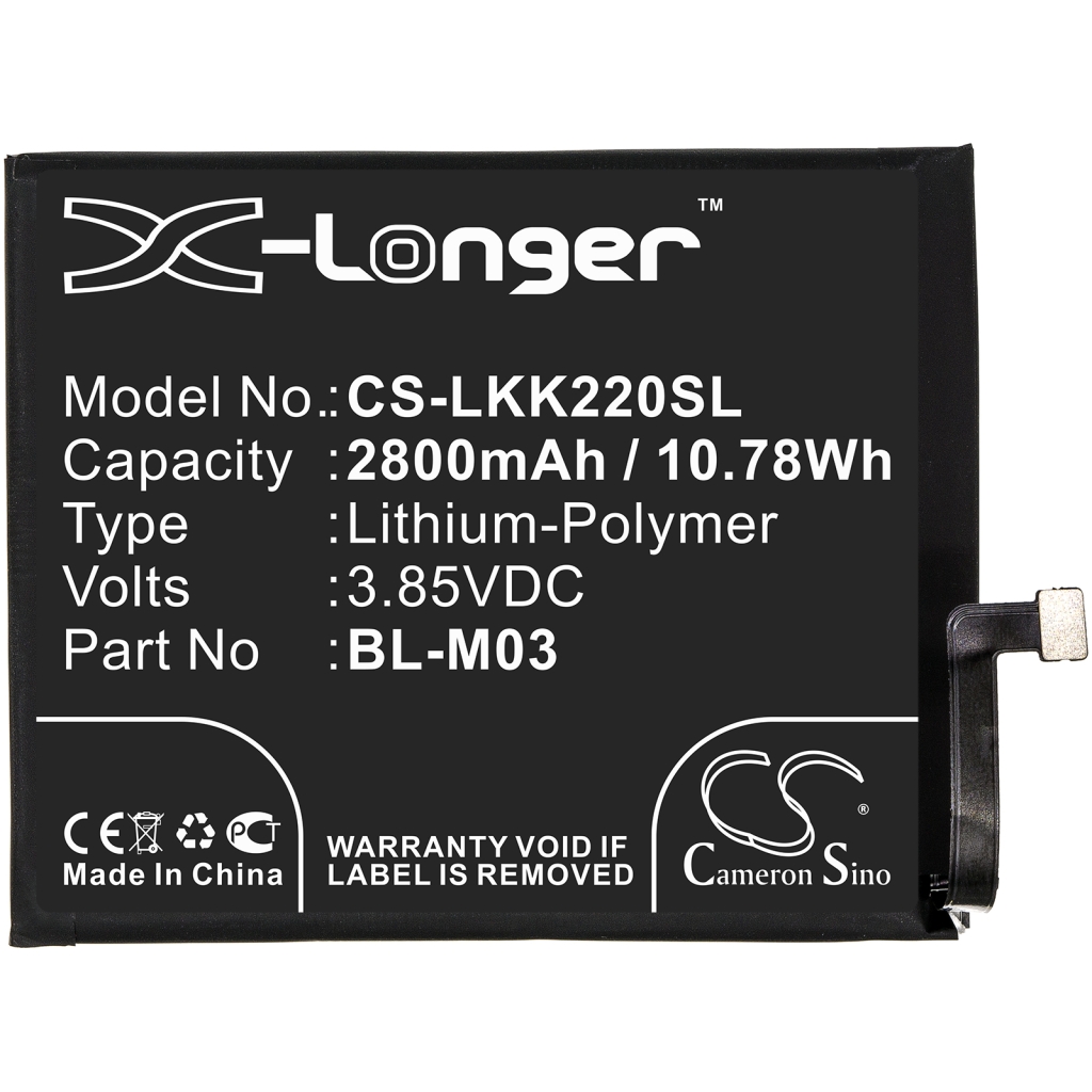 Yhteensopiva akun vaihto LG BL-M03,EAC64791001