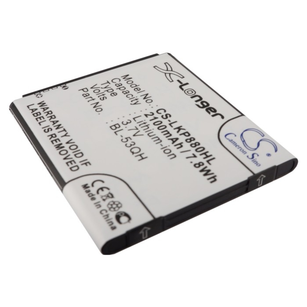 Akku yhteensopiva LG MetroPCS CS-LKP880HL