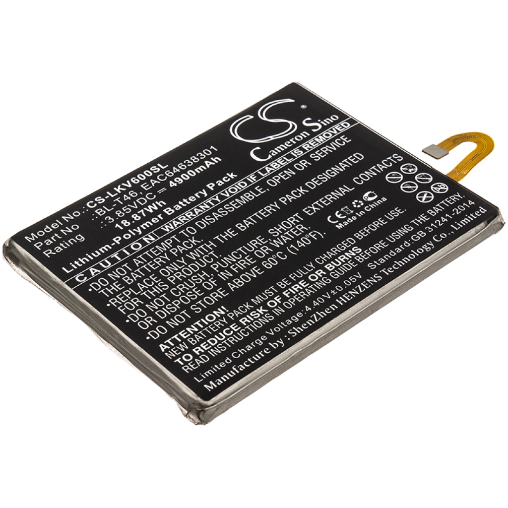 Yhteensopiva akun vaihto LG BL-T46,EAC64638301