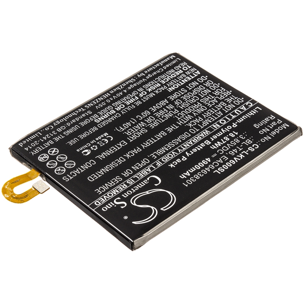 Yhteensopiva akun vaihto LG BL-T46,EAC64638301
