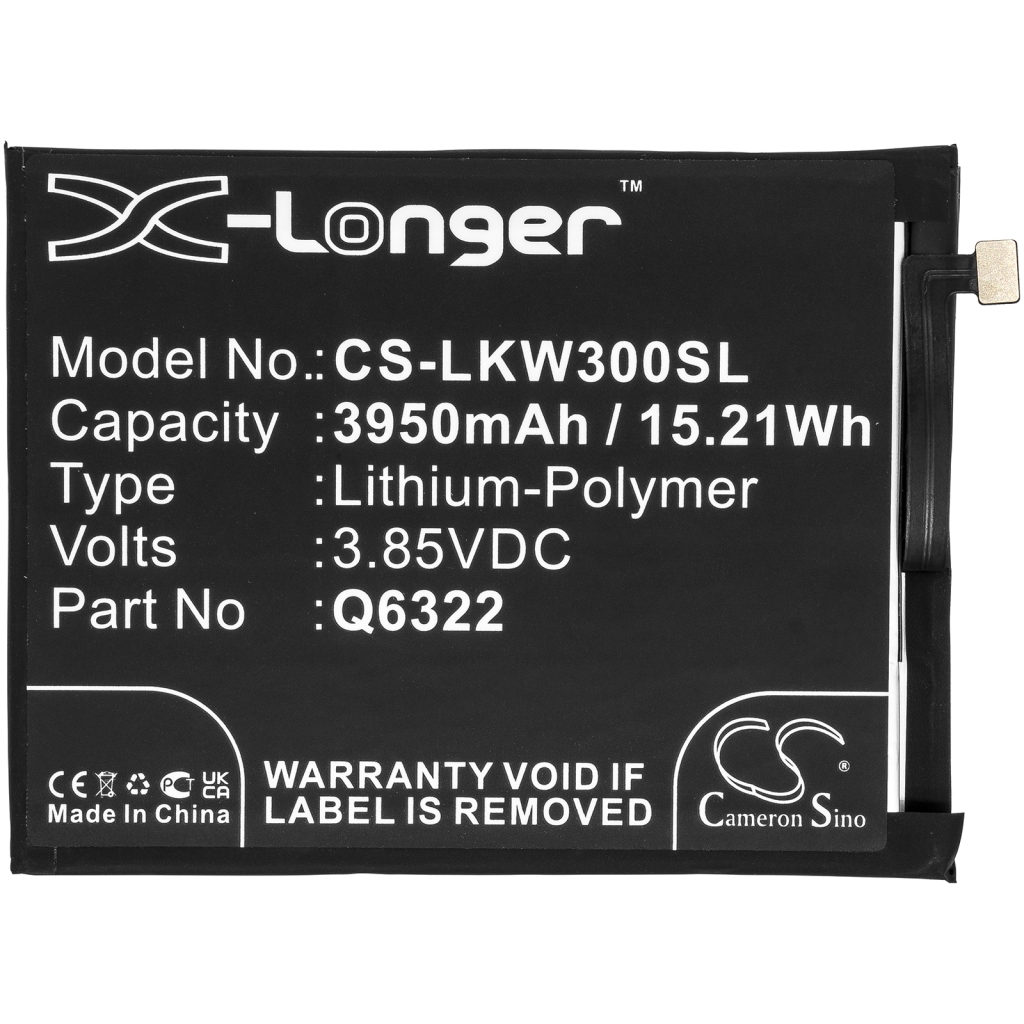 Yhteensopiva akun vaihto LG Q6322