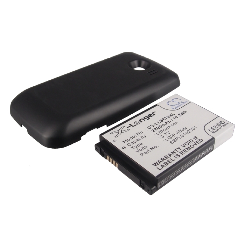 Yhteensopiva akun vaihto LG LGIP-400N,SBPL0102301