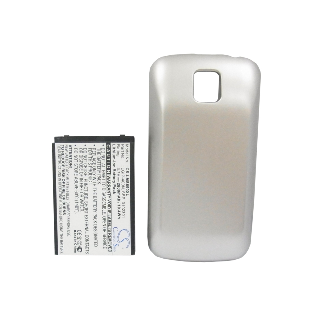Yhteensopiva akun vaihto LG LGIP-400N,SBPL0102301