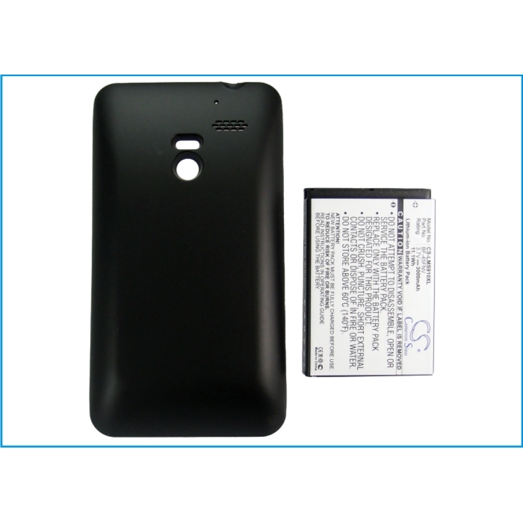 Akku yhteensopiva LG Verizon CS-LMS910XL