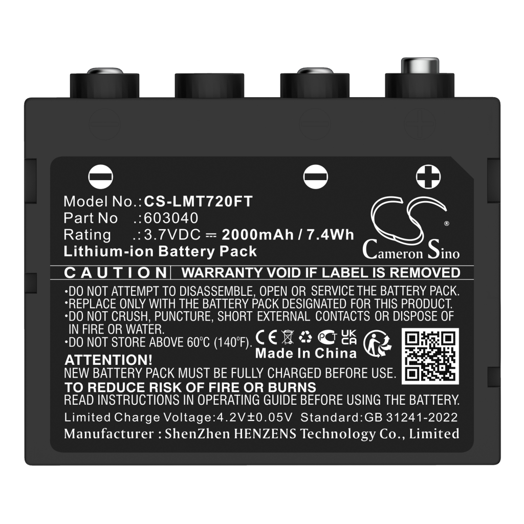 Valaistusjärjestelmän akku Ledlenser CS-LMT720FT