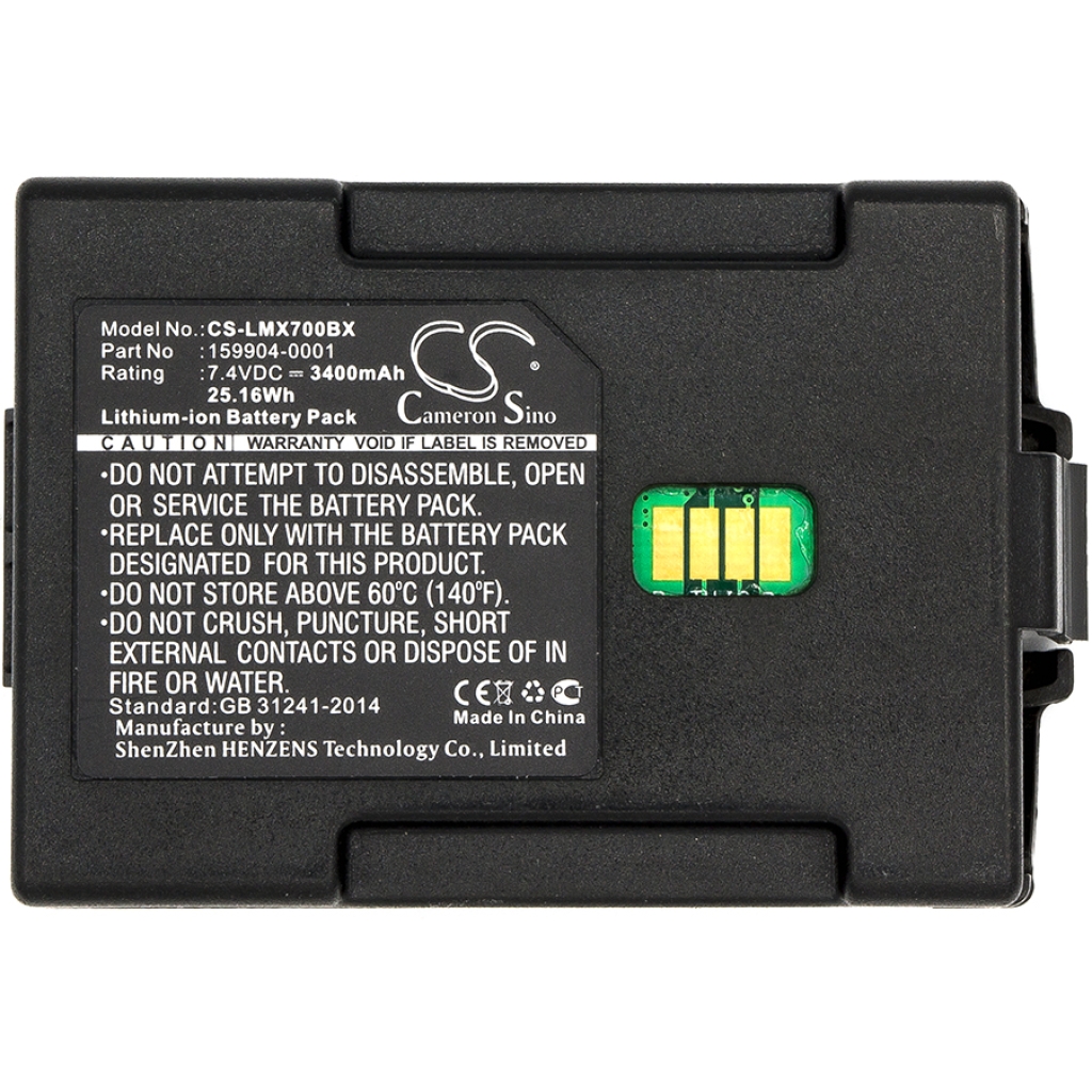 Viivakoodinlukijan akku LXE CS-LMX700BX