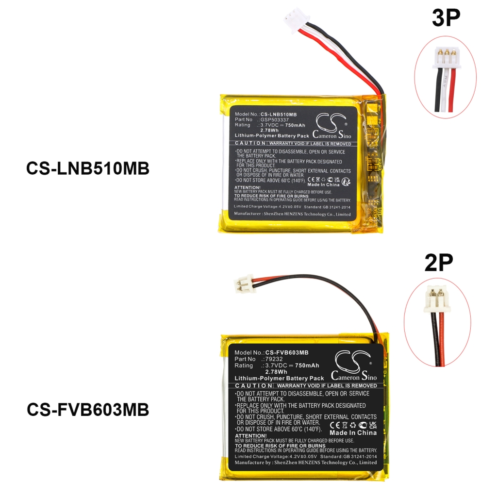 BabyPhone-akku Lionelo CS-LNB510MB