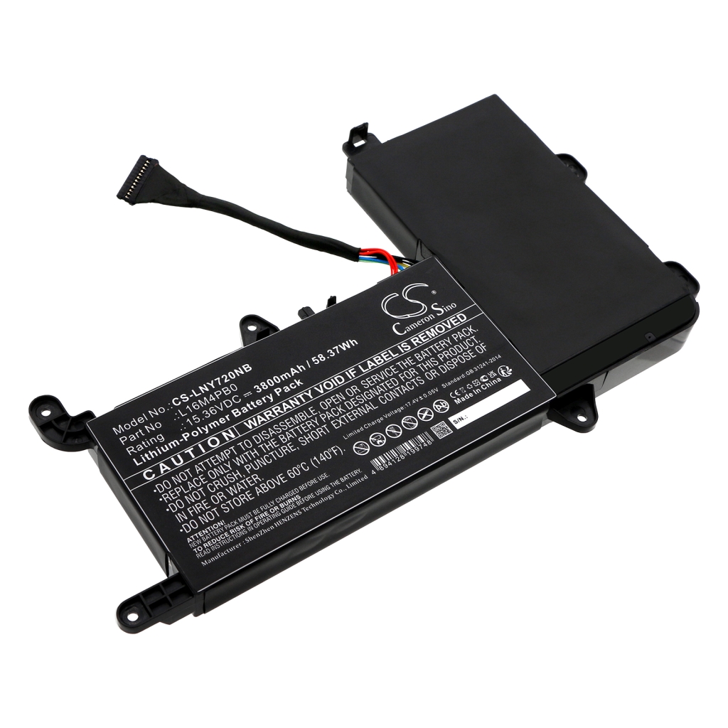 Yhteensopiva akun vaihto LENOVO 5B10M33724,L16M4PB0