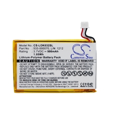 Yhteensopiva akun vaihto Logitech 533-000070,L/N: 1212