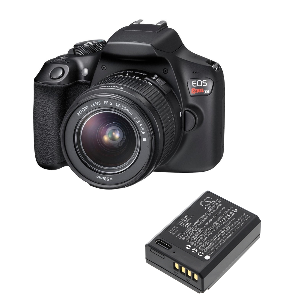 Yhteensopiva akun vaihto Canon LP-E10