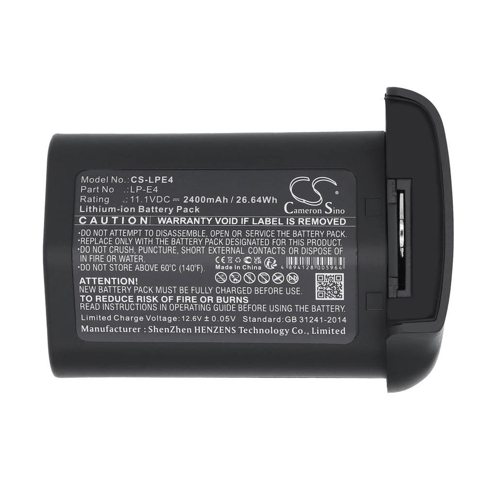 Akku yhteensopiva Canon CS-LPE4