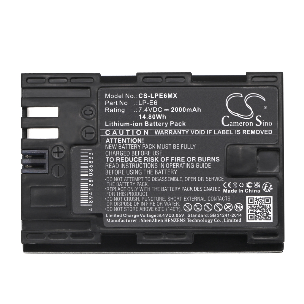 Lääketieteellinen akku Canon CS-LPE6MX