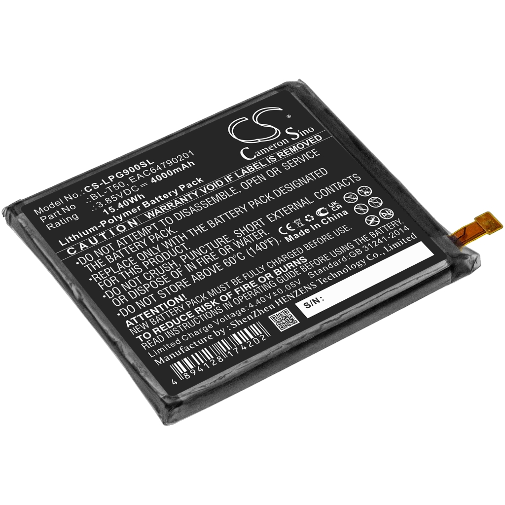 Yhteensopiva akun vaihto LG BL-T50,EAC64790201