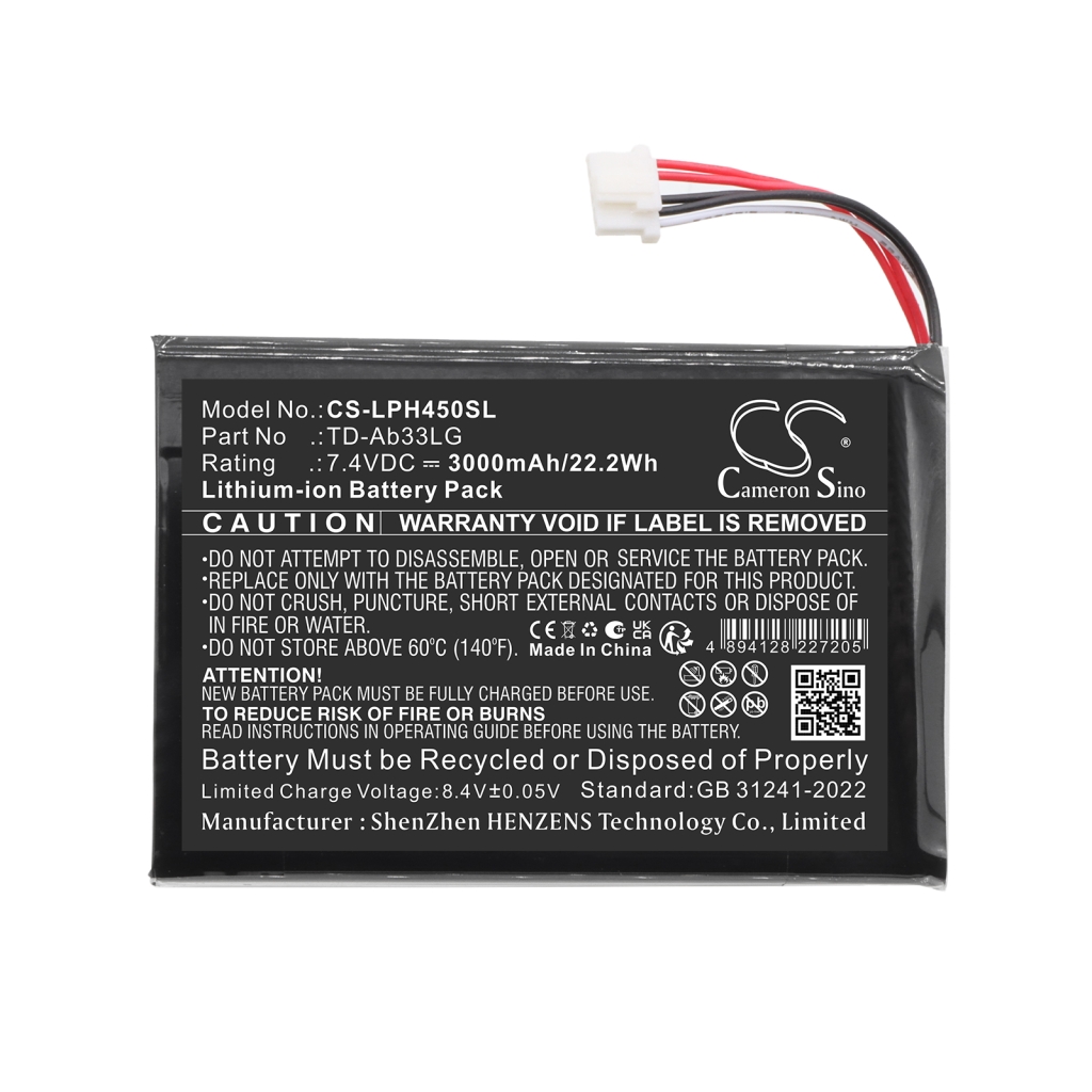 Akku yhteensopiva Lg CS-LPH450SL