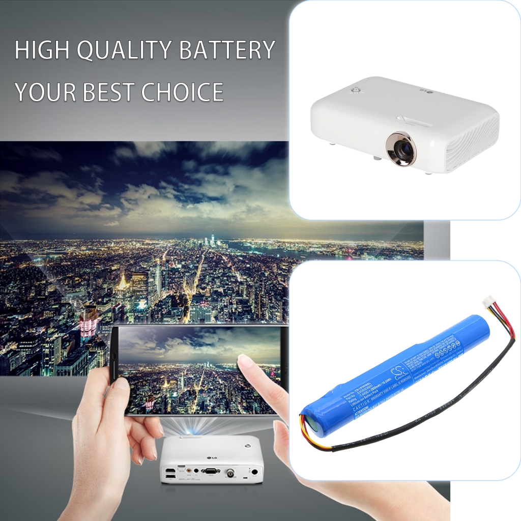 Akut Projektorin akku CS-LPH550SL