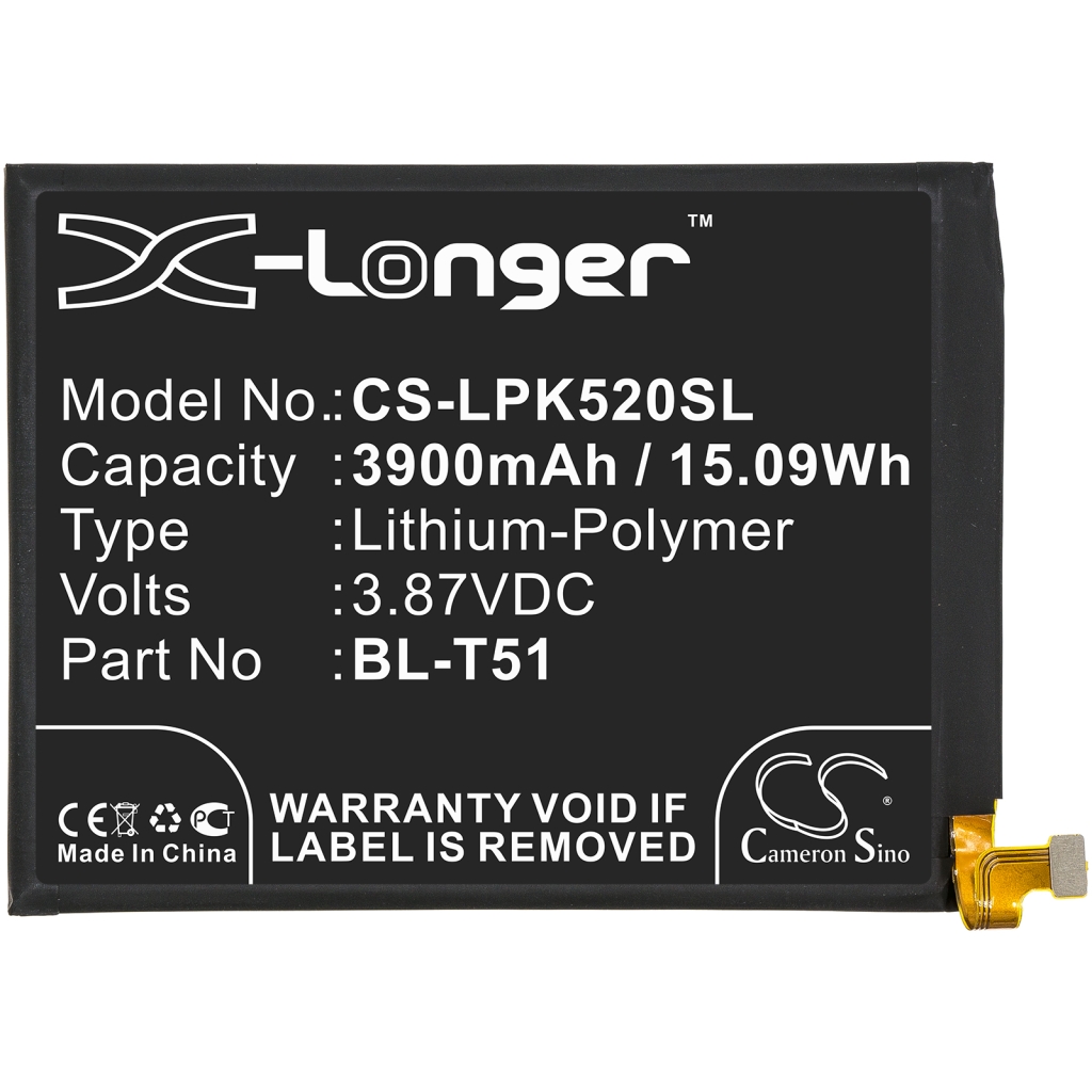 Yhteensopiva akun vaihto LG BL-T51,EAC64788701