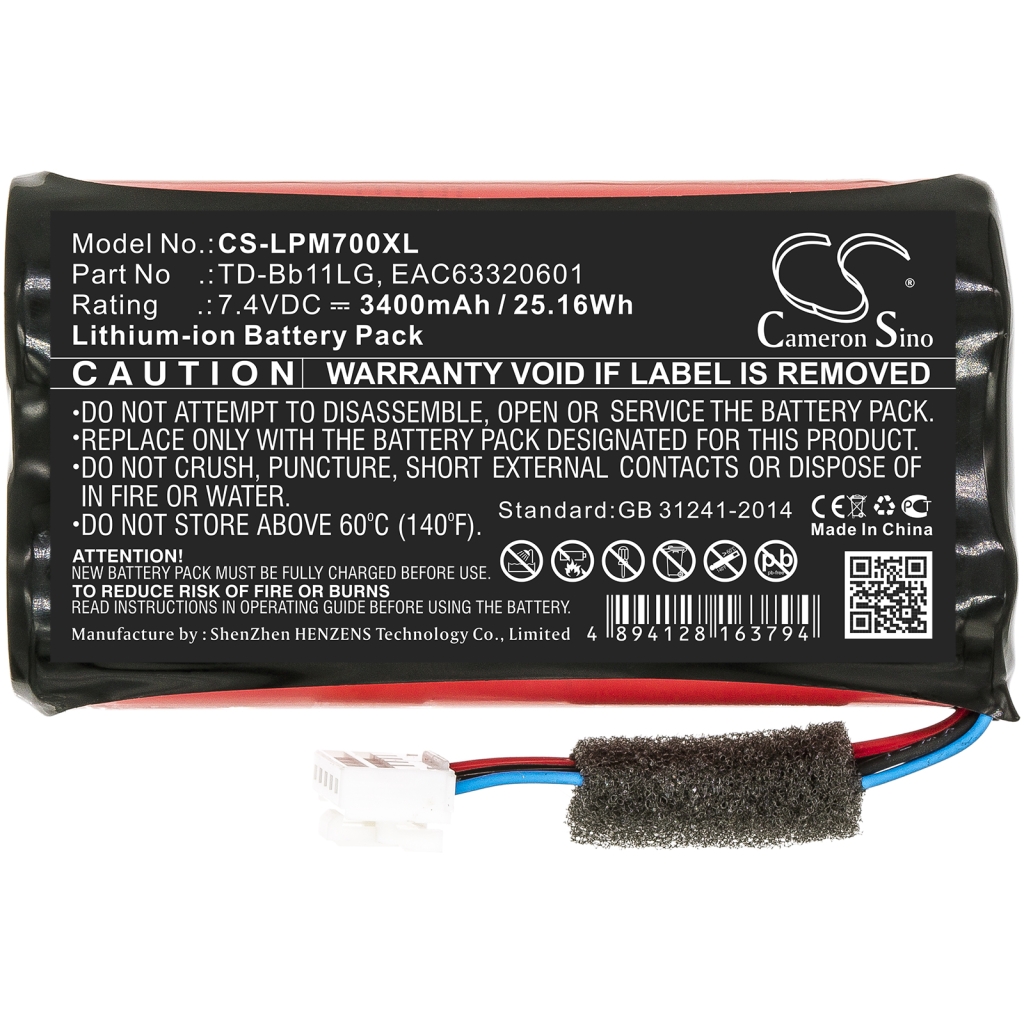 Akut Kaiuttimen akku CS-LPM700XL