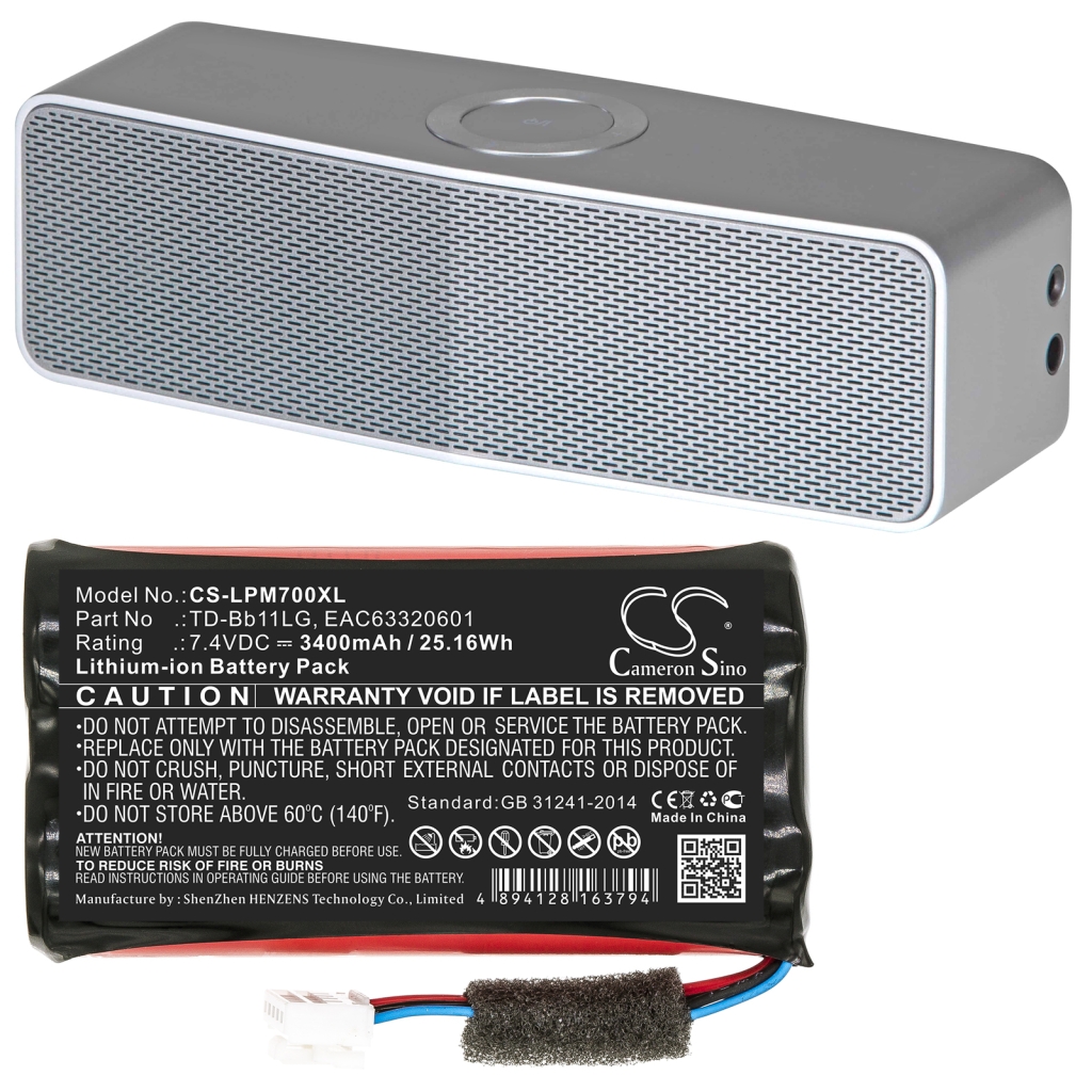 Akut Kaiuttimen akku CS-LPM700XL