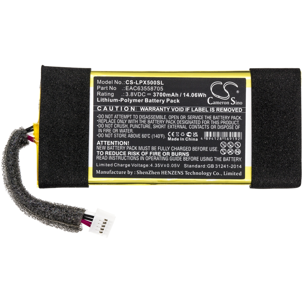 Yhteensopiva akun vaihto LG EAC63558705